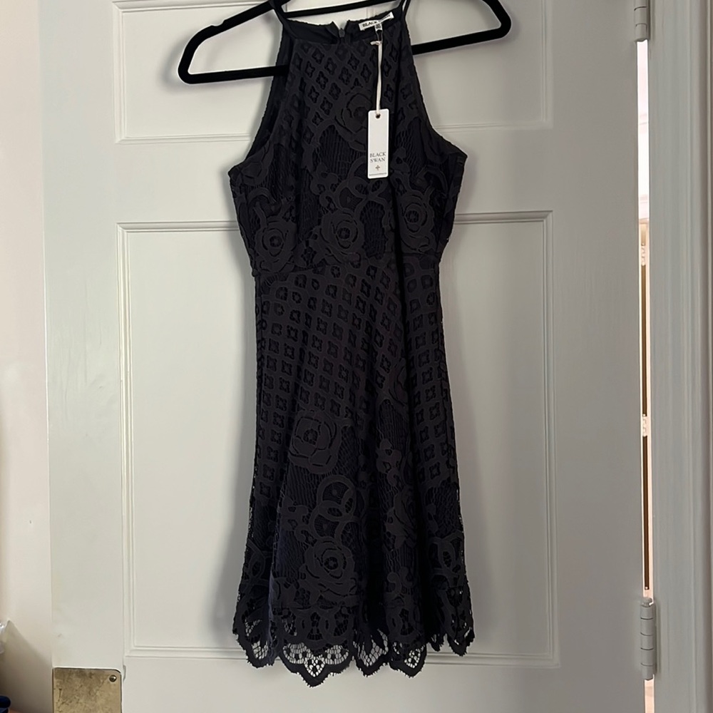 Adorable black lace never worn before Black Swan dress